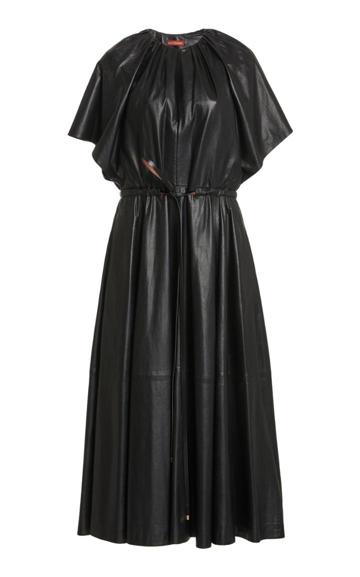 Moda Operandi Altuzarra Romy Leather Midi Dress