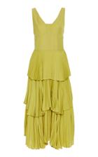 Shaina Mote Coba Tiered Pleated Dress