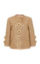 Moda Operandi Dolce & Gabbana Strauss-embellished Raffia Jacket Size: 38