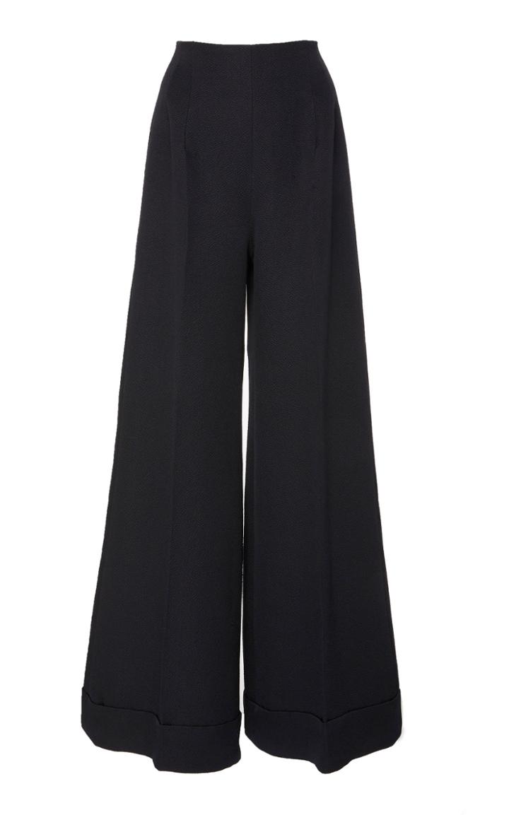 Rebecca De Ravenel Jacquard High Waist Pant