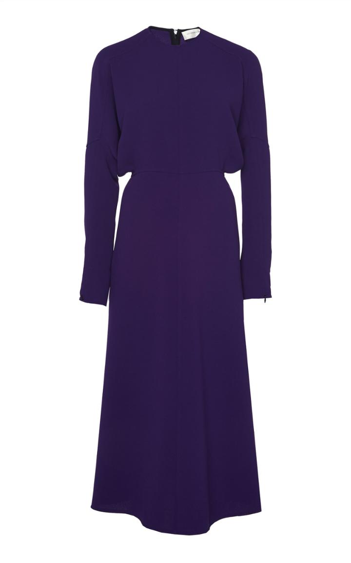 Moda Operandi Victoria Beckham Long Sleeve Dolman Midi Dress Size: 4