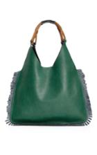 Marni Fringed Leather Shopping Bag