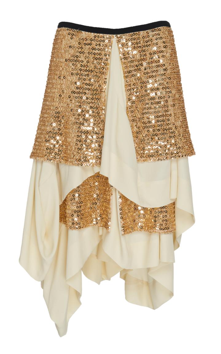 Jw Anderson Sequin Panel Skirt
