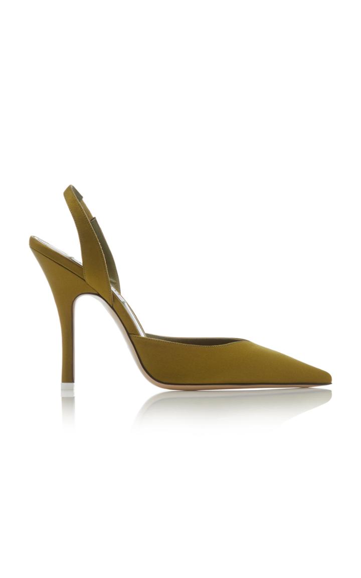 The Attico Mafalda Satin Pumps