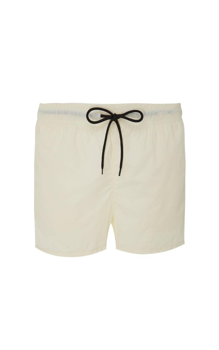 Solid & Striped Shell Swim Shorts