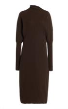 Moda Operandi Low Classic Asymmetric Neck Midi Dress