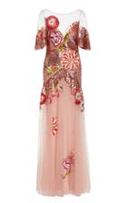 Moda Operandi Temperley London Carnation Sequin Gown Size: 6