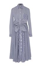 Rossella Jardini Multi-striped Collar Dress