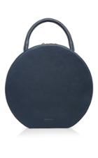 Mansur Gavriel Navy Leather Circle Bag