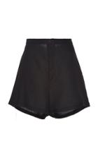 Moda Operandi Albus Lumen High-rise Linen Shorts Size: 10