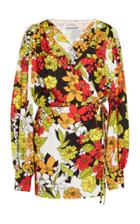 Attico Floral Robe Dress