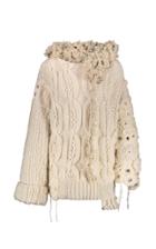 Tuinch Oversized Cable Knit Sweater