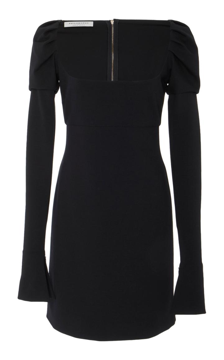 Philosophy Di Lorenzo Serafini Crepe Mini Dress
