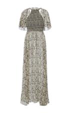Rosie Assoulin Smocked Maxi Dress