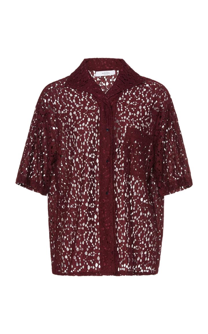 Roseanna Cuba Lace Button Down Shirt