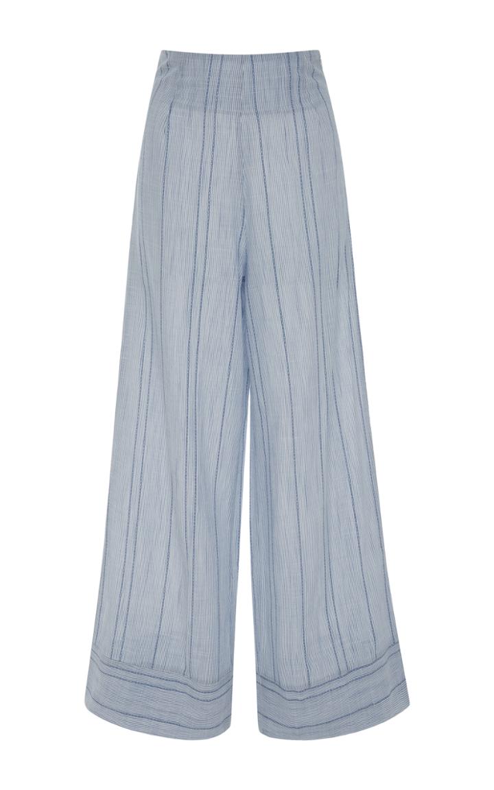 Solid & Striped Striped Wide-leg Pants