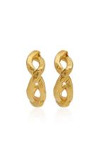 Alighieri Orbit Of The Writer 24k Gold-plated Hoop Earrings