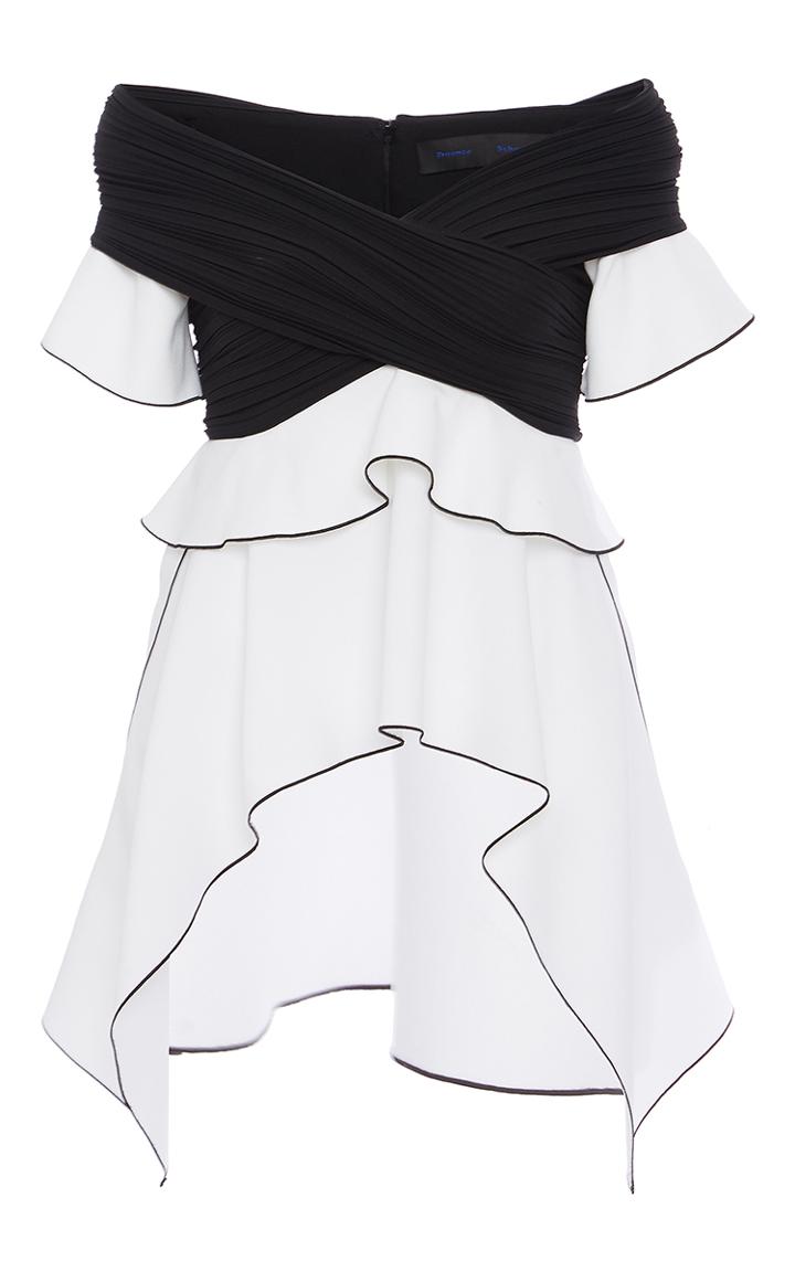 Proenza Schouler Pleated Crepe Off The Shoulder Top