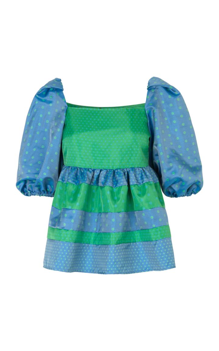 Moda Operandi Stine Goya Kinsley Square Neck Puff Top Size: Xxs