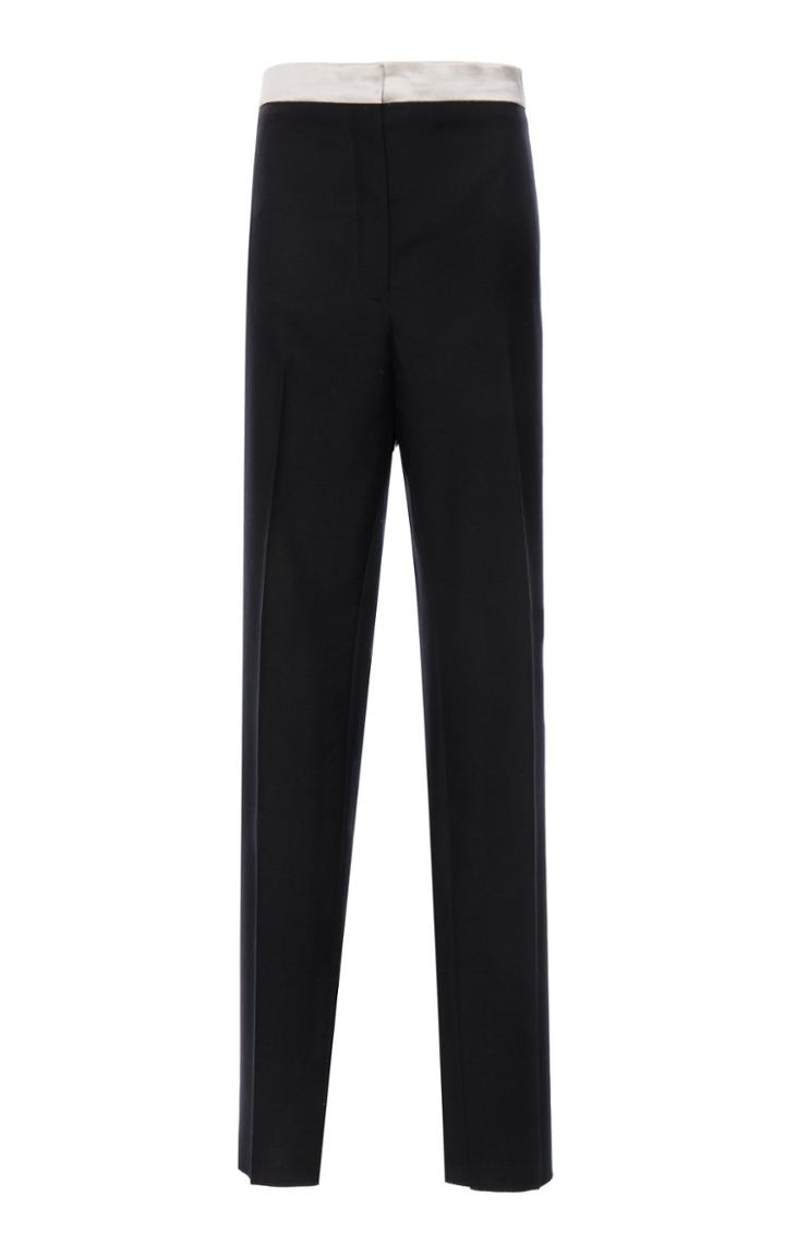 Loewe High-rise Straight-leg Wool Trousers