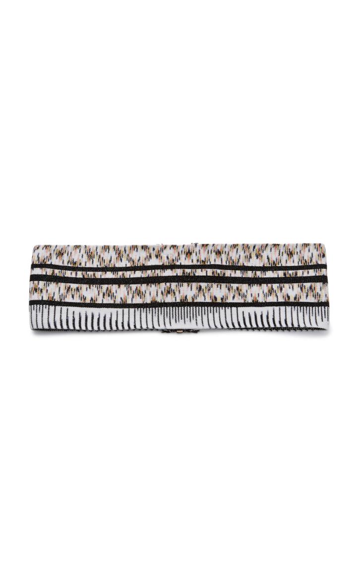 Missoni Zip-detailed Crochet-knit Belt