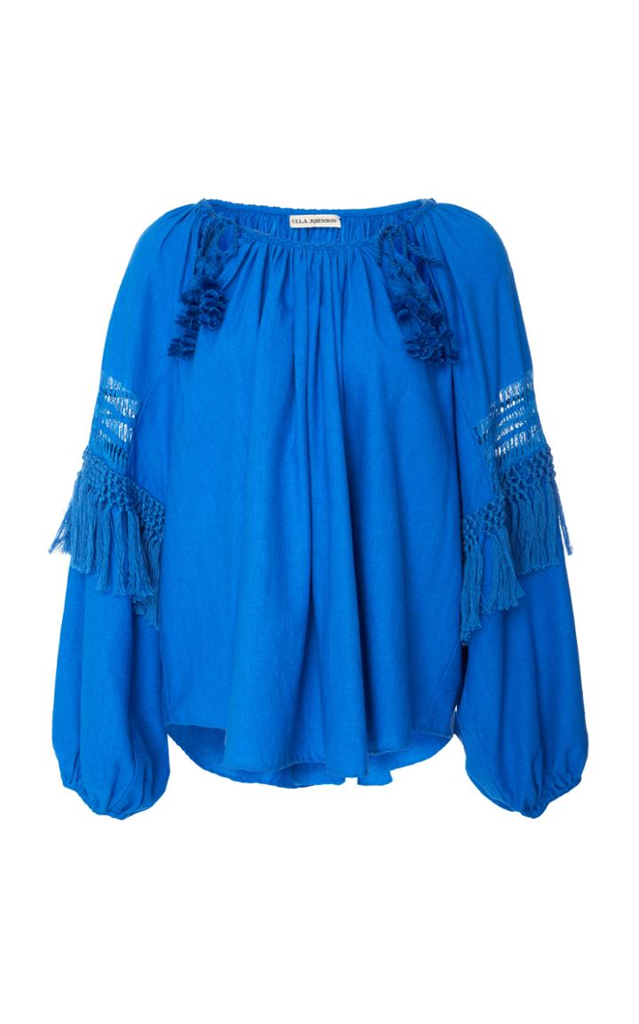 Ulla Johnson Duman Embroidered Blouse