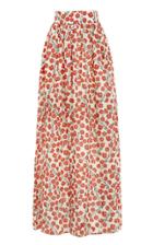 Moda Operandi Agua By Agua Bendita Tropic Bermelo-print Linen Maxi Skirt