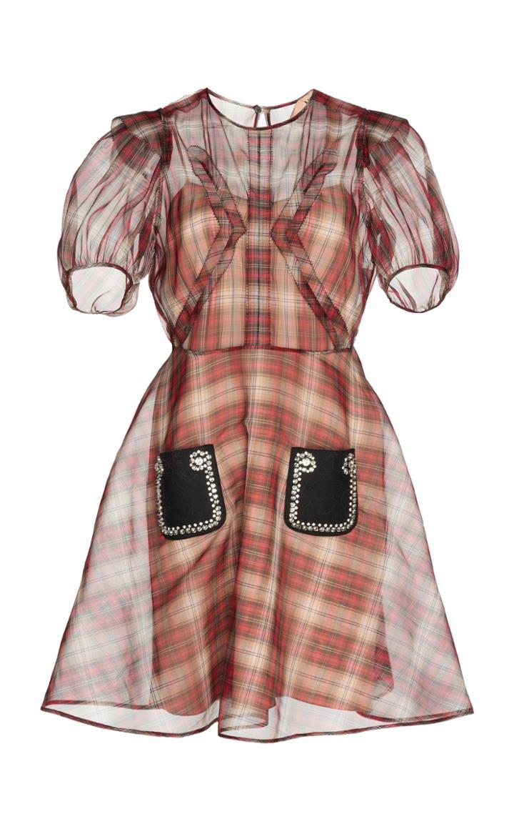N 21 N&deg;21 Amelia Tartan Organza Dress