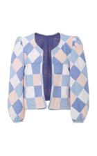 Alix Of Bohemia Dolly Patchwork-effect Chambray Jacket