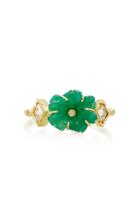 Brooke Gregson River Flower Emerald Diamond Ring