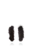 Ranjana Khan Black Mink Hoops