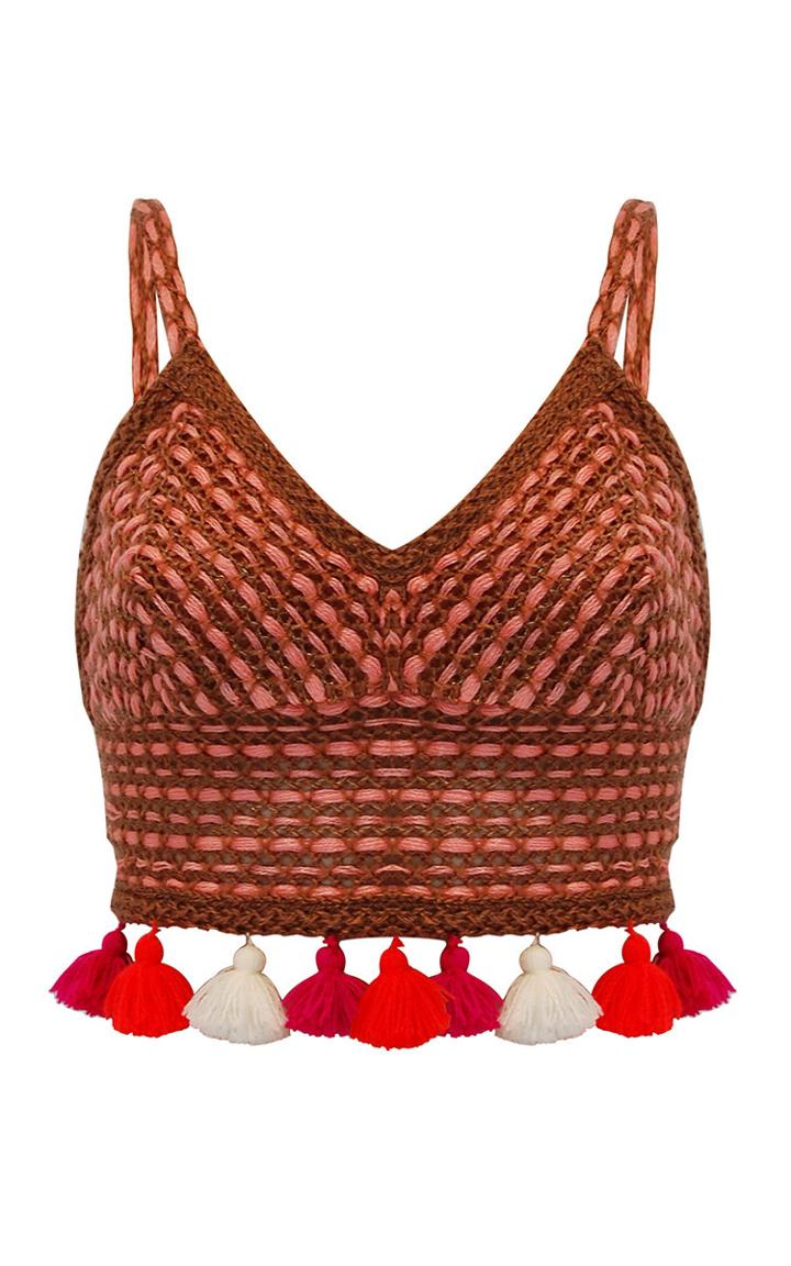Mochi Kella Weaved Crop Top