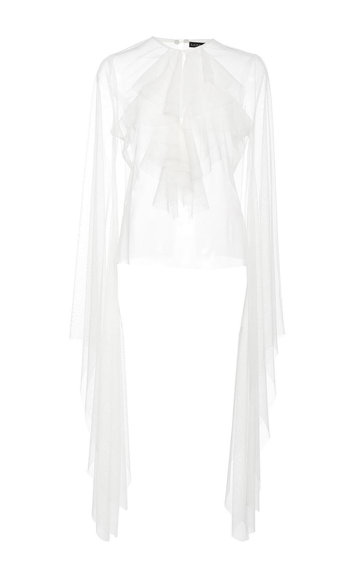 Lana Mueller Hadassa Cascade Collar Blouse