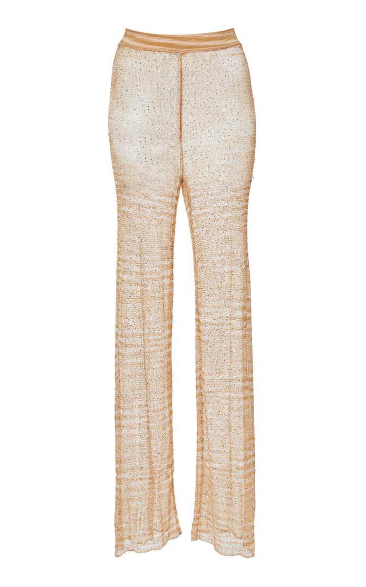Missoni Straight-leg Open-knit Pants