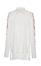 Monse Raglan Sleeve Snap Shirt