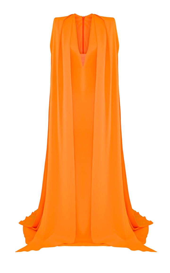 Alex Perry Vander Structured Crepe Gown