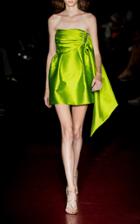 Moda Operandi Peter Pilotto Ruched Drape-effect Satin Dress Size: 6