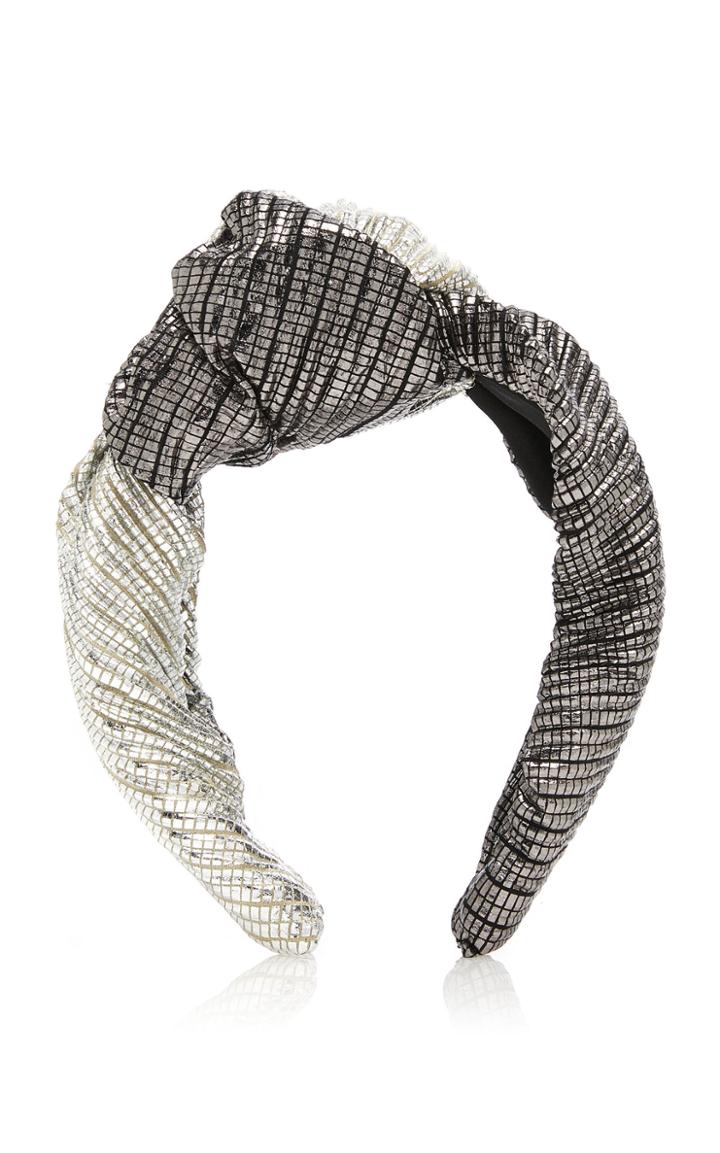 Eugenia Kim Maryn Knotted Lame Headband
