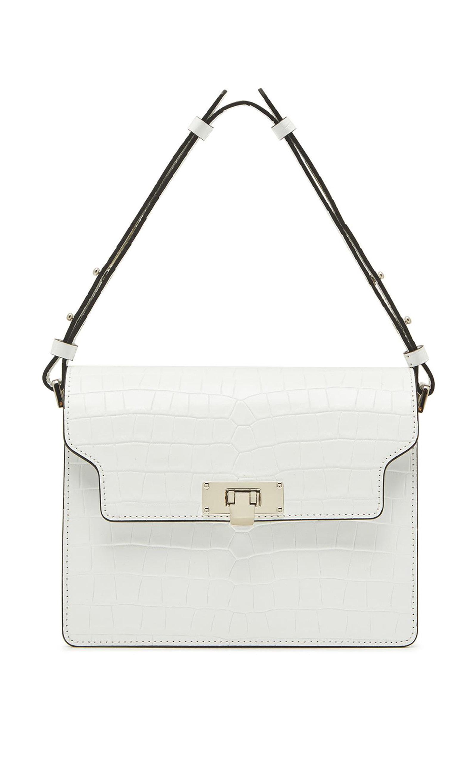 Moda Operandi Marge Sherwood Vintage Brick Matisse Croc effect Leather Shoulder Bag LookMazing