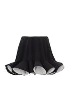 Moda Operandi Versace Crepe Ruffled Skirt