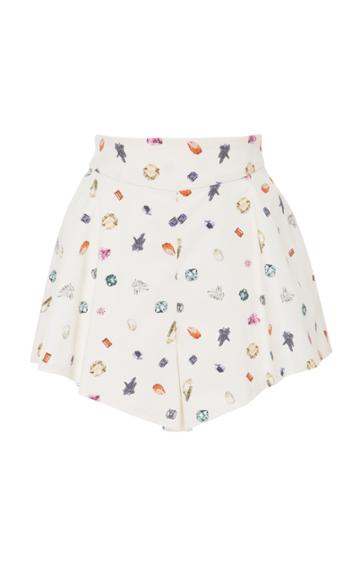 Christine Alcalay Flare Printed Shorts