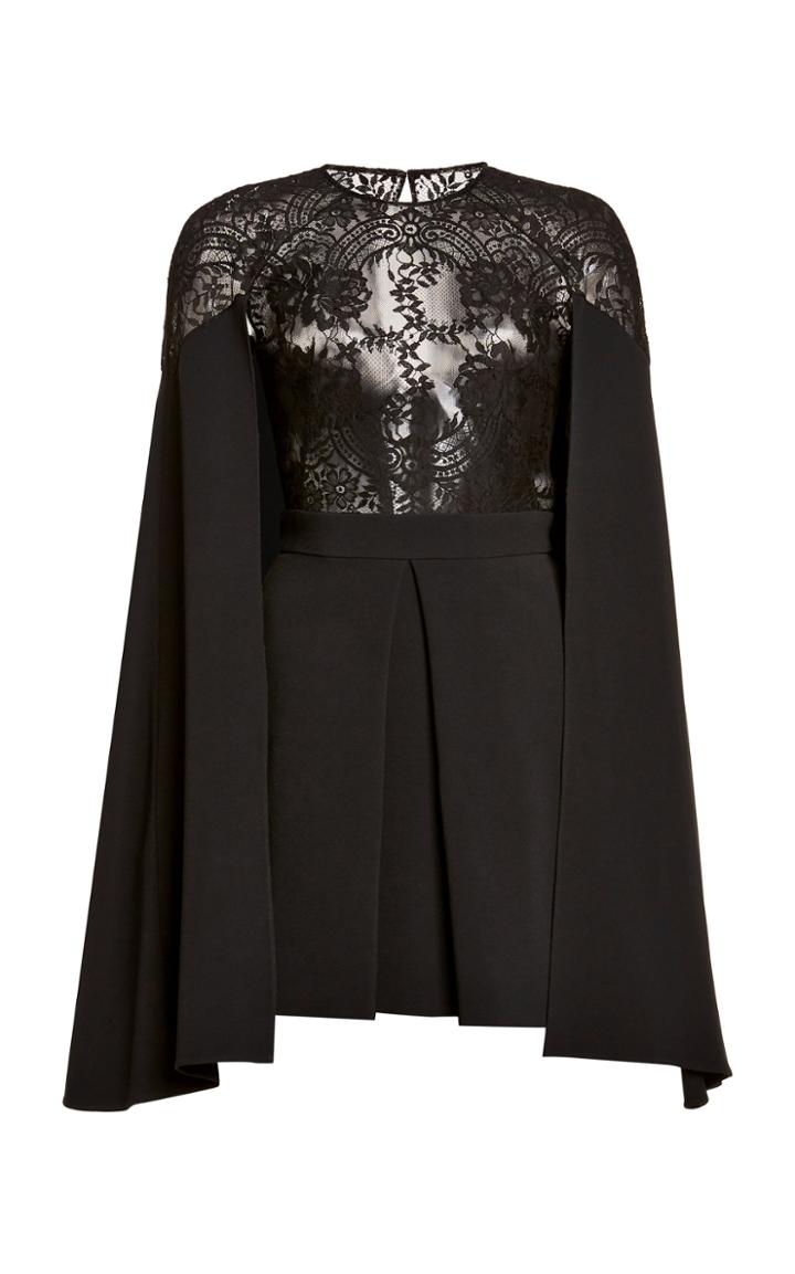 Moda Operandi Zuhair Murad Cady Cape Mini Dress