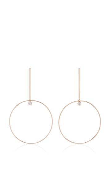 White/space Sezio 14k Gold Diamond Earrings