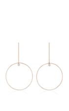 White/space Sezio 14k Gold Diamond Earrings