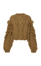 Ulla Johnson Yasmin Cable-knit Alpaca Sweater