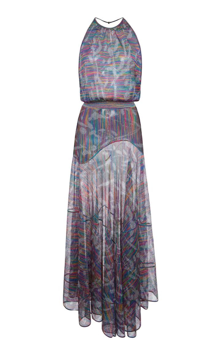 Moda Operandi Missoni Metallic Printed Maxi Dress Size: 38
