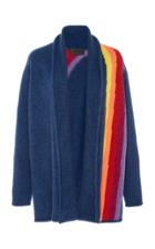 The Elder Statesman Italy Intarsia Cashmere Smoking Jacket