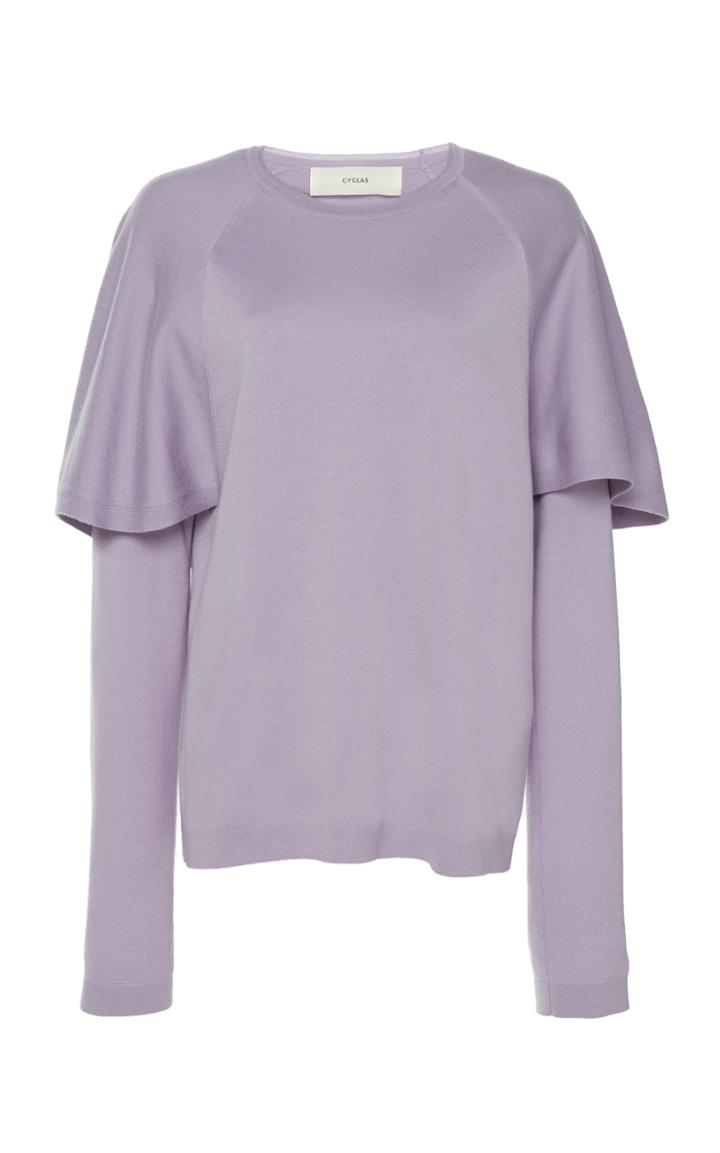 Cyclas Capelet Wool-blend Sweater