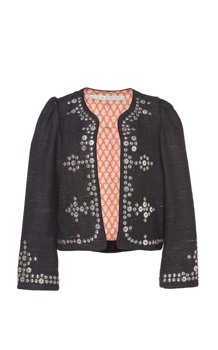 Alix Of Bohemia Limited Edition Piper Hardware-embellished Cotton Jacket