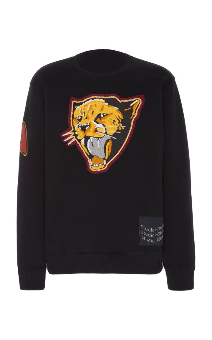 Givenchy Tiger-patch Cotton Sweatshirt